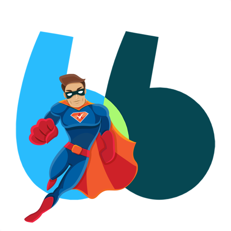 Activation Hero superhero with BlaBlaCar branding, ready to help deactivated BlaBlaCar drivers and gig workers
