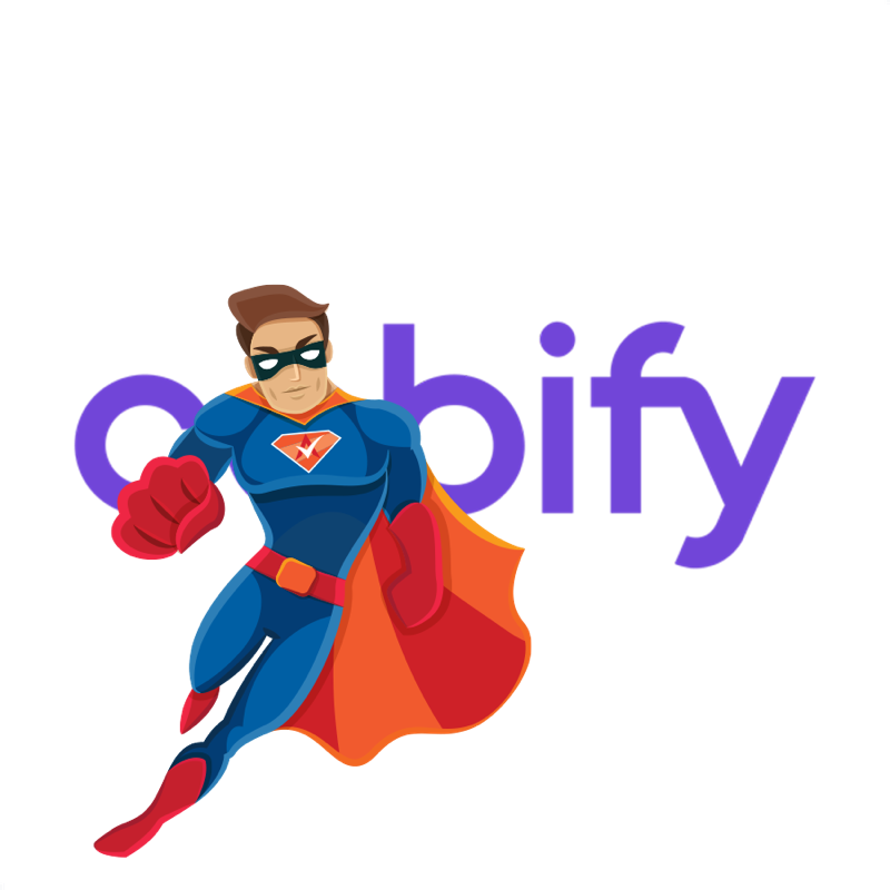 Activation Hero superhero with Cabify branding, ready to help deactivated Cabify drivers and gig workers