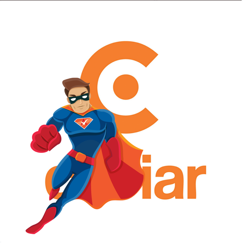 Activation Hero superhero with Caviar branding, ready to help deactivated Caviar drivers and gig workers