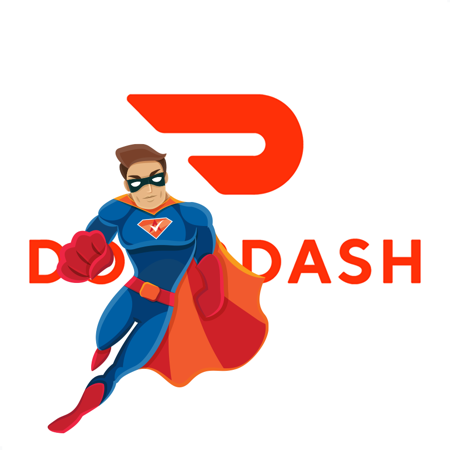 DoorDash logo - Deactivation support service for DoorDash delivery drivers