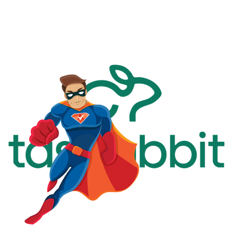 Activation Hero superhero with TaskRabbit branding, ready to help deactivated TaskRabbit drivers and gig workers