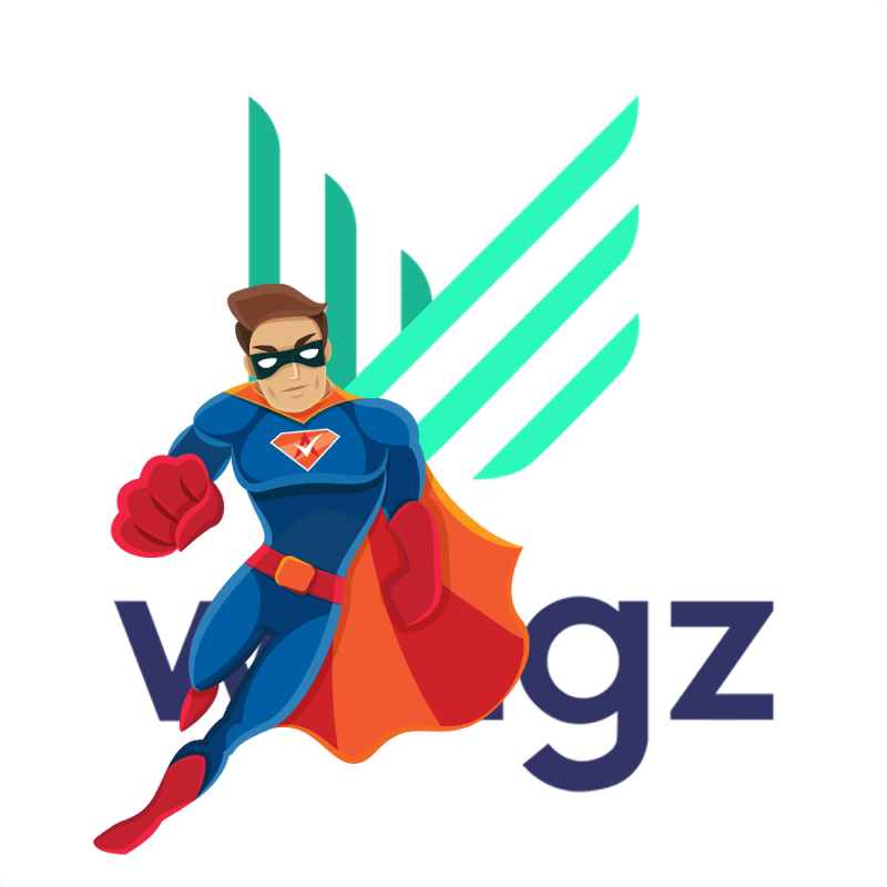 Activation Hero superhero with Wingz branding, ready to help deactivated Wingz drivers and gig workers
